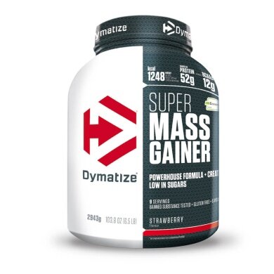 Dymatize Super Mass Gainer Truskawka 2943g Puszka