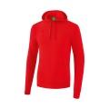 Erima Bluza z kapturem Sweat Basic Hoodie czerwona męska
