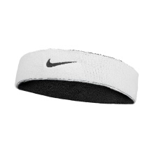 Nike opaska na głowę Swoosh Classic Reversible (mieszanka bawełny) 2025 czarna/biała - 1 sztuka