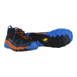 Buty trekkingowe AKU Flyrock GTX (wodoodporne) czarne/niebieskie/pomarańczowe męskie