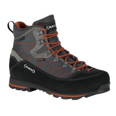 Buty trekkingowe AKU Trekker Lite III Wide GTX (wodoodporne, szerokie) antracytowo-szare/rdzawy męskie