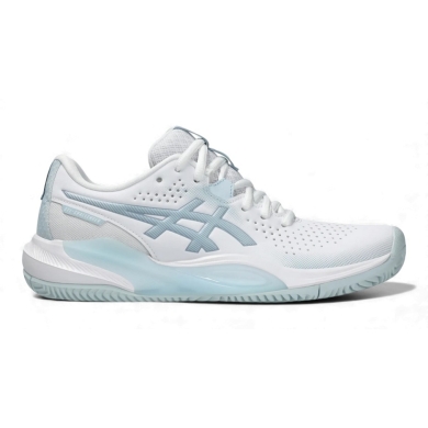 Buty tenisowe Asics Gel Challenger 15 Clay/Sandplatz (amortyzacja) białe/jasnoniebieskie damskie