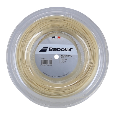Babolat struna tenisowa Addixion+ (Touch+ochrona ramion) naturalna 200m rolka