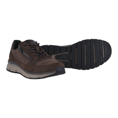 Sneaker Bugatti AOS 2025 (napis, zamek błyskawiczny) brązowy męski