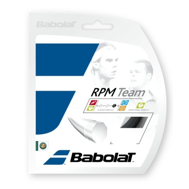 <div>Babolat struna tenisowa RPM Team czarna<b> 12 metrów z rolki</b></div>