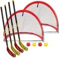 Zestaw Bandito Funhockey Maxi (Floorball) Pop Up Bramka (4x kije, 4x piłki, 2x bramka Maxi)
