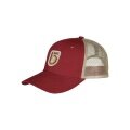 Czapka z daszkiem Barts Basecap Loughran Trucker czerwona - 1 sztuka