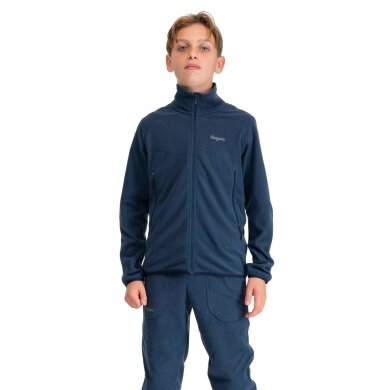 Bergans Fleecejacka Junior Fleece Midlayer Jacket (ciepła) granatowa dziecięca
