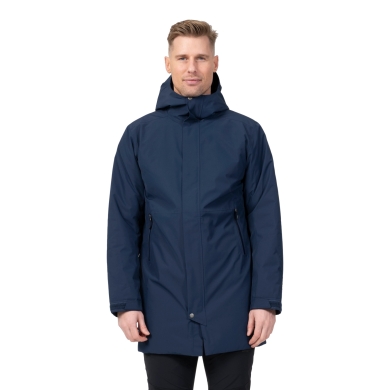 Kurtka zimowa Bergans Urban Insulated Shell Coat (wodoodporna, wiatroszczelna, ciepła) granatowa męska