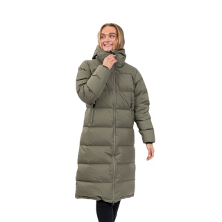 Bergans Zimowy Puchowy Płaszcz Urban Down Long Coat (izolacja cieplna) zielony Damski