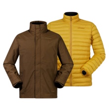 Kurtka zimowa Berghaus Hillwalker 2.0 HL 3w1 GTX (wodoodporna) khaki/złoty męska