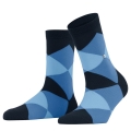 Skarpetki dzienne Burlington Bonnie (bawełna) granatowe damskie - 1 para