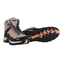 Buty trekkingowe CMP Rigel Mid WP (wodoodporne) beżowo-melonowe damskie