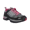 CMP Buty trekkingowe Rigel Low WP (Trekking, wodoodporne) szare/fuksjowe Damskie
