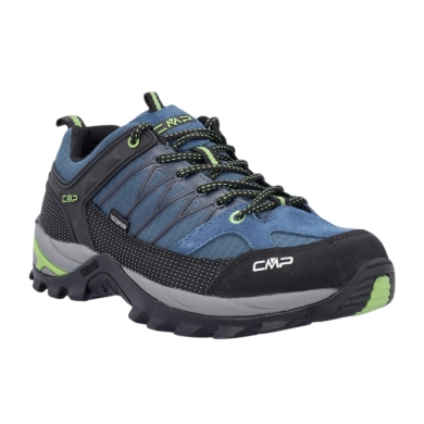 CMP Buty trekkingowe Rigel Low WP (wodoodporne) ciemnoniebiesko/czarno/zielone męskie