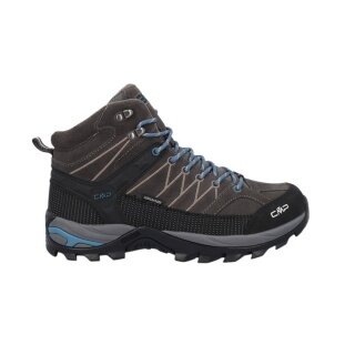 CMP Buty trekkingowe Rigel Mid Trekking WP (wodoodporne) czekoladowobrązowe/petrol męskie