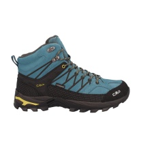 CMP Buty trekkingowe Rigel Mid Trekking WP (Trekking, wodoodporne) niebiesko/czarno/złote męskie