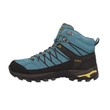 CMP Buty trekkingowe Rigel Mid Trekking WP (Trekking, wodoodporne) niebiesko/czarno/złote męskie