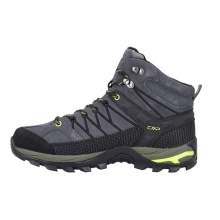 CMP Buty trekkingowe Rigel Mid Trekking WP (Trekking, wodoodporne) szare/fluogelb męskie