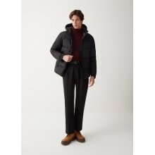 Colmar Oversize-Puchowa Zimowa Kurtka z Kapturem z Jacquard (bardzo ciepła) czarna Męska