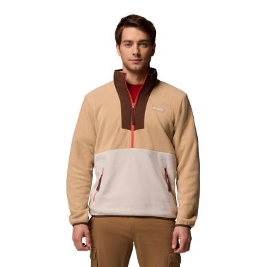 Columbia Fleecepullover Sequoia Grove Half Zip (przyjemne uczucie noszenia) brązowy/tobacco mężczyźni