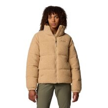 Kurtka zimowa Columbia Fleece Puffect Sherpa (izolacja Thermarator™) jasnobrązowa damska