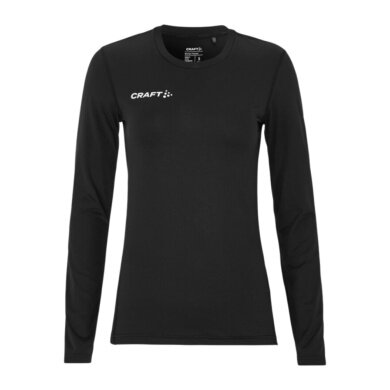 Craft Funkcjonalna bielizna termoaktywna Longsleeve Ability LS (transport wilgoci, bardzo elastyczny materiał) czarna damska