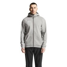 Craft Bluza z kapturem Community 2.0 Logo Full Zip Hoodie (Bawełna/Poliester) szary Mężczyźni