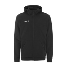 Craft Bluza z kapturem Community 2.0 Logo Full Zip Hoodie (Bawełna/Poliester) czarna Męska