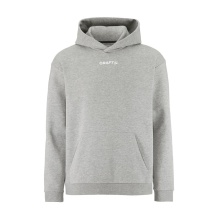 Craft Bluza z kapturem Community 2.0 Logo Hoodie (dopasowanie sportowe) szara męska