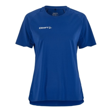 Koszulka sportowa Craft Sport-Shirt Extend 2.0 (100% recyklingowany poliester, transport wilgoci) kobaltowa damska