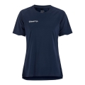 Koszulka sportowa Craft Sport-Shirt Extend 2.0 (100% recyklingowany poliester, transport wilgoci) granatowa damska