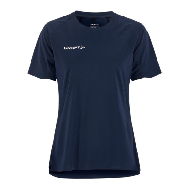 Koszulka sportowa Craft Sport-Shirt Extend 2.0 (100% recyklingowany poliester, transport wilgoci) granatowa damska