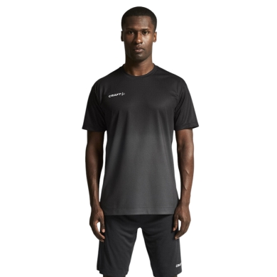 Koszulka sportowa Craft Evolve 2.0 Structured Graphic Jersey (elastyczny materiał) czarna/granatowa męska