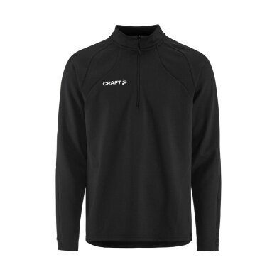Koszulka sportowa Craft Longsleeve Extend 2.0 Half Zip (nowoczesny wygląd, bardzo elastyczny materiał) czarna męska