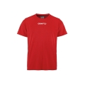Koszulka sportowa Craft Squad Go Function Tee (lekka, szybko schnąca) czerwona dziecięca