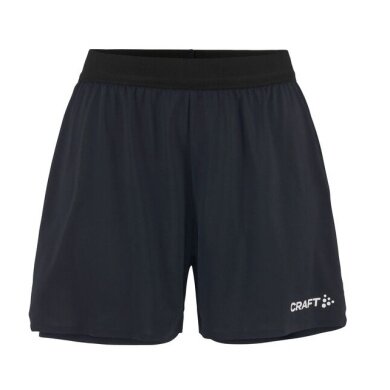 Spodenki sportowe Craft Extend 2.0 Short (lekkie, odprowadzające wilgoć) krótkie czarne damskie