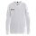 Craft Sportowa koszulka z długim rękawem (trykot) Squad Solid - wysoka elastyczność, ergonomiczny design - biały dziecięcy