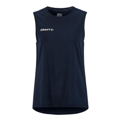 Top sportowy Craft Tank-Top Ability Sl Tee (elastyczny materiał) granatowy damski