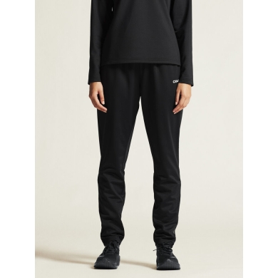 Spodnie treningowe Craft Squad Go (elastyczny pas z sznurkiem) długie czarne damskie