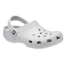 Klapki Crocs Classic Clog jasnoszare damskie