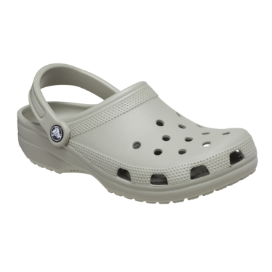 Klapki Crocs Classic Clog szare damskie