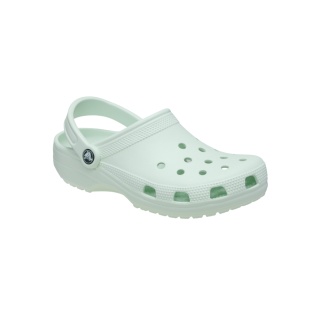 Klapki Crocs Classic Clog jasnozielone damskie