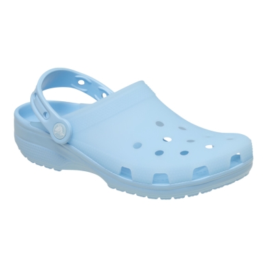 Klapki Crocs Classic Frosted Clog jasnoniebieskie damskie