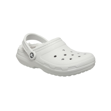Klapki Crocs Classic Lined Clog (z wyściółką) beżowo-białe - 1 para