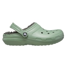 Klapki Crocs Classic Lined Clog (z wyściółką) zielone - 1 para