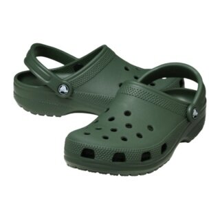 Klapki Crocs Classic Clog ciemnozielone