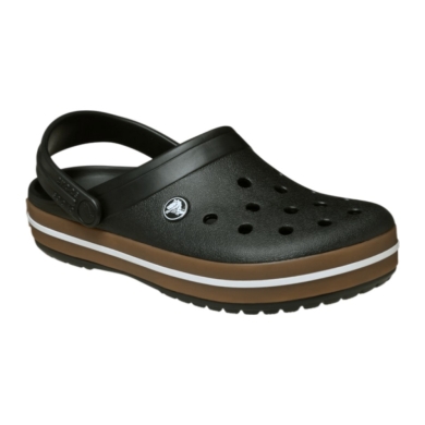 Klapki Crocs Crocband Gum Clog czarne - 1 para