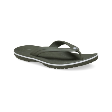 Klapki Crocs Crocband Flip oliwkowe - 1 para