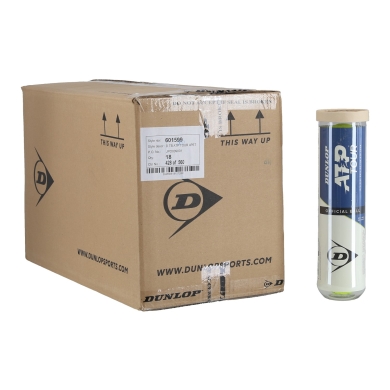 Piłki tenisowe Dunlop ATP Tour (oficjalna piłka ATP Tour) puszka 18x4 sztuki w kartonie